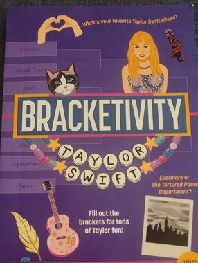 Brackettivity Taylor Swift Game Book - Purple Cover